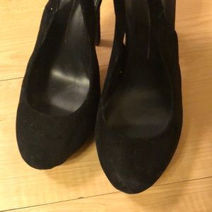 Dolce vita suede black pumps